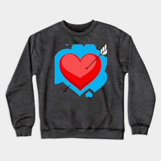 Heart Valentine Crewneck Sweatshirt